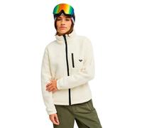 Roxy Alabam Full Sld Full Zip Fleece White XL Woman