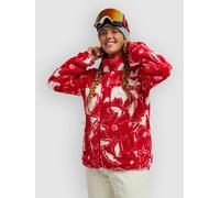 Roxy Alabama Full Printed Half-Zip Sweater barberry floral flurries XL