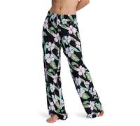 Roxy Along The Sunset Print Pants Black M Woman