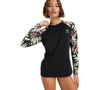 Roxy Basic Mix - Long Sleeve Rash Vest for Women - Long Sleeve Rash Vest - Women - Black