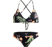 Roxy - Bathwear set - PT Beach Classics Strappy Set 2 Anthracite Island Escape for Women in Recycled Polyester - Size S - Black Black S