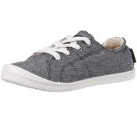 Roxy Bayshore Slip on Shoe Sneaker, Black, 2 UK