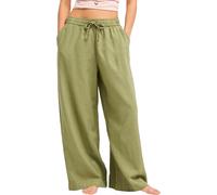 Roxy - Beach pants - Lekeitio Break Mid Pant Oil Green for Women - Size L - Khaki Khaki L