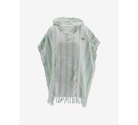 Roxy Bird Of Fever poncho light blue white women