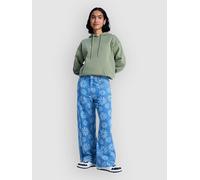 Roxy - Organic cotton pants - Boogie Night Mid Pant Surf Wash for Women - Size 28 US - Blue Blue 28 US