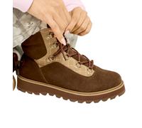 Roxy - Boots à lacets en PrimaLoft - Bradie Chestnut for Women in Leather - Size 8 US - Brown Brown 8 US