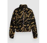 Roxy Boundless Spirit Zippered Fleece Jacket anthracite big flowers XS
