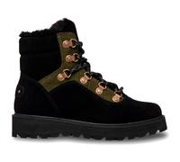 Roxy - Boots à lacets en PrimaLoft - Bradie Winter Moss for Women in Leather - Size 8,5 US - Black Black 8.5 US