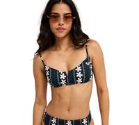 Roxy Bralette Bikini Top PT Essentials Strappy Bralette Womens Black