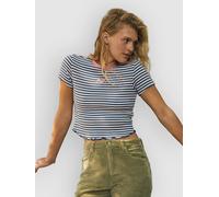 Roxy Bright Lights Baby Short Sleeve Top Blue S Woman
