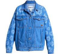 Roxy - Button-up denim jacket - Salty Horizon Denim Jacket Surf Wash for Women - Size S - Blue Blue S