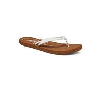 Roxy Cabo J, Women's Flip Flop, White (White), 4 UK, 37 EU