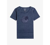 Roxy Chasing The Wave Short Sleeve T-Shirt Dark Blue Women - XS