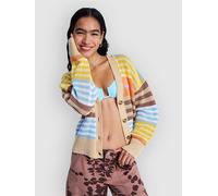 Roxy Cosmic Coast Stripes - Women White Cardigan