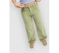 Roxy - Corduroy pants - Down Patrol Corduroy Pant Oil Green for Women - Size 27 US - Khaki Khaki 27 US