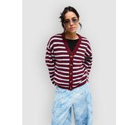Roxy Deep As The Ocean Stripes Cardigan beet red all star stripe M
