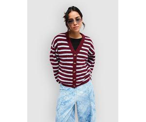 Roxy Deep As The Ocean Stripes Cardigan beet red all star stripe M