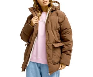 Roxy - Doudoune chaude à capuche - Seaside Memories Puffer Jacket Chestnut for Women in Cotton - Size M - Brown Brown M