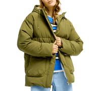 Roxy - Doudoune chaude à capuche - Seaside Memories Puffer Jacket Winter Moss for Women in Cotton - Size S - Khaki Khaki S