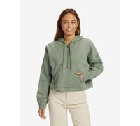Roxy Drakes Cove Half Zip Hoodie Green Women - L