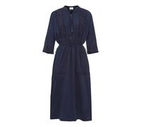 Roxy Dress Embroidery Organic Cotton Midnight blue S