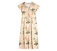 Roxy Dynamite Girl Again Short Sleeve Midi Dress White S Women