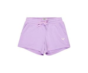 Roxy Elastic Waist Pants SURF Feeling Terry Short Girls Purple