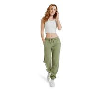 Roxy Elastic Waist Pants SURF Stoked Pant Brushed Women's Green M