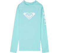 Roxy Rash Guard Whole Hearted Ergwr03490 Long Sleeve Blue Girls 16 Years