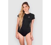 Roxy Essentials 2 Woman Short Sleeve Front Zip Shorty Black S Woman