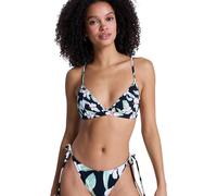 Roxy Printed Essentials Fixed Tri - Women Black Triangle Bikini Top
