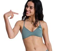 Women's swimsuit top Roxy Solid Essentials Athletic Tri Vert XS
