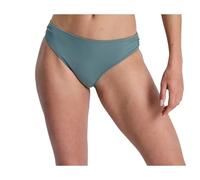 Embroidered Logo Bikini Bottom Women Roxy Solid Essentials Vert 2XL