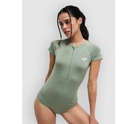Roxy Essentials Zipped Cs Onesie Lycra oil green L
