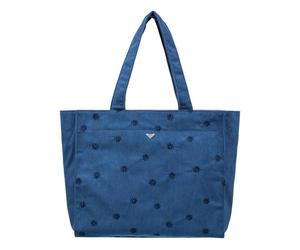 Roxy Feeling Emby - Corduroy Tote Bag for Women - Tote Bag - Women - small - Blue