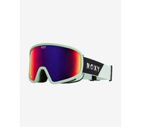 Roxy Feenity Goggles Green Black with Mirrored Lenses Lilac Women