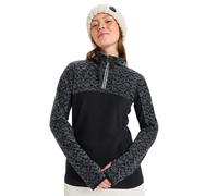 Women's Roxy Womens Sayna Half Zip Pullover Polar Fleece - Black