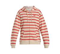 Roxy Fleece with zipper PERFECT STRIPE Young Womens Red M