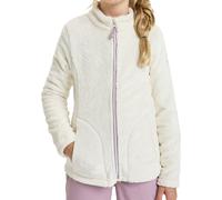 Roxy - Fleeces with ascent collar - Igloo Girl Whisper Whit Big Flower Emboss - Kid Size 10 y - White White 10 y