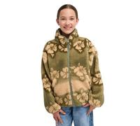 Roxy Full Zip Polar Fleece LIKE ELECTRICITY Girls Green