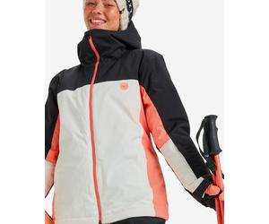 Roxy Galaxy Hooded Jacket White Black Orange Women - S