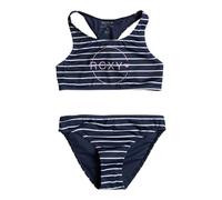 Roxy Girl's Bico Basic Stripe Crop Top Set Bikini Set (Pack of 1)