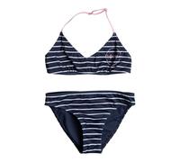 Roxy Girl's Bico Basic Stripe Tri Bra Set Bikini Set (Pack of 1)