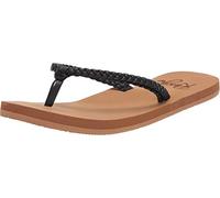 Roxy Girl's Costas Flip Flop Sandals, Black 20, 2 Little Kid