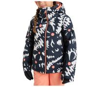Roxy - Ski jacket - Free Jet Girl Jacket True Black Big Flower - Kid Size 12y - Navy Navy 12y