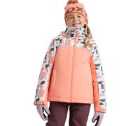 Roxy Galaxy Hooded Jacket Coral Orange Girls - 16