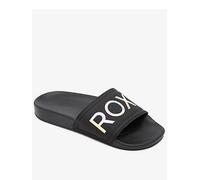 Roxy Girls Girl Slippy 2 Slide Sandals, Black, Size 12 Younger Black