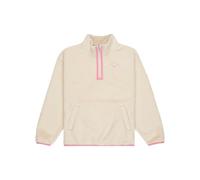 Roxy Lucky - Girls 4-16 Beige Half Zip Polar Fleece