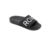 Roxy Girls Girl Slippy 2 Slide Sandals - Black, Black, Size 1 Older Black