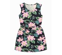 Roxy Girls Surfs Up Rg Printed Sleeveless Dress, Black, Size 4 Years Black